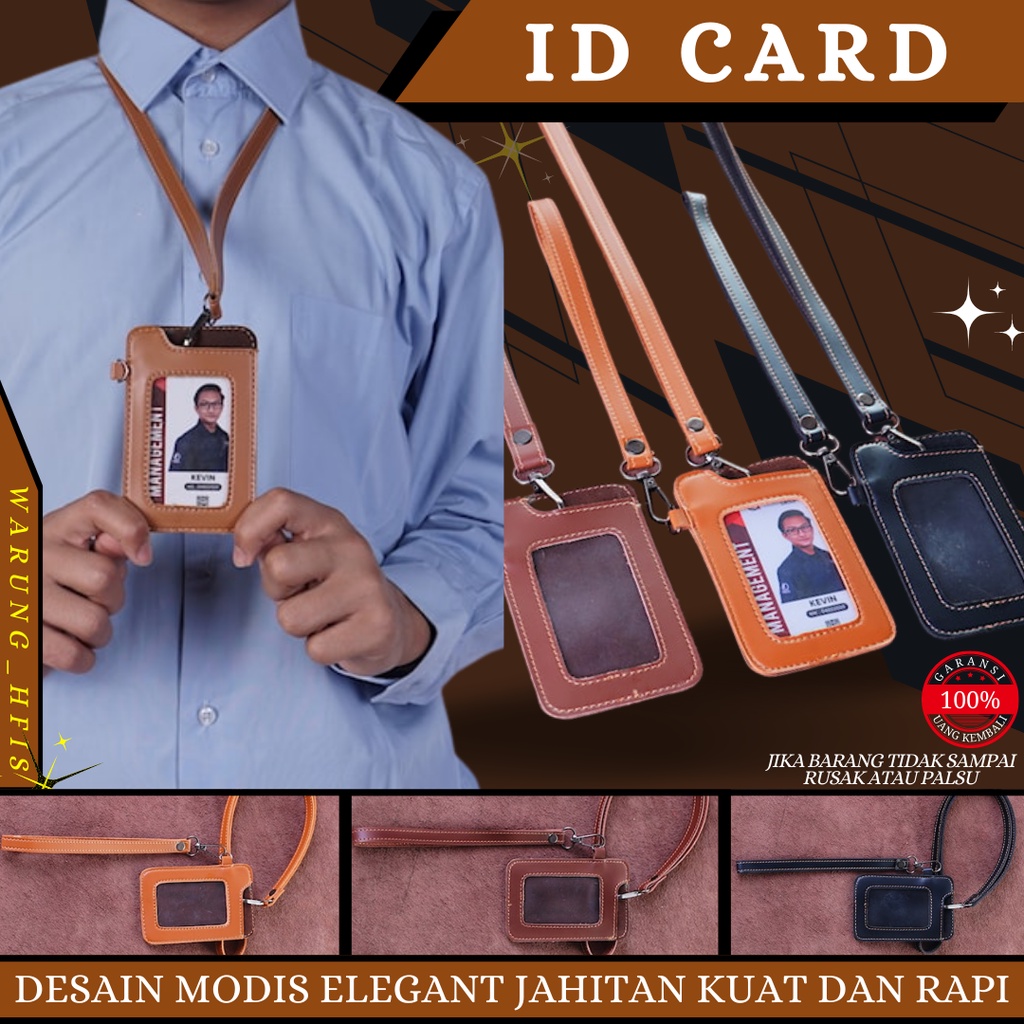 

Lanyard Gantungan Tali Kartu Id Card Case Holder Name Tag