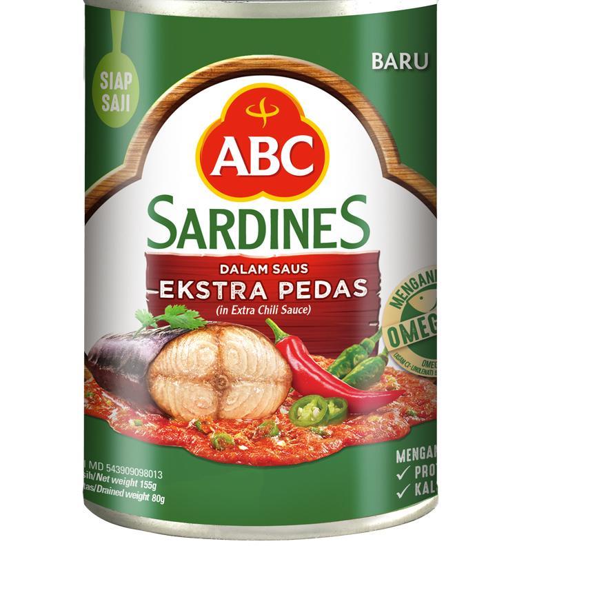 

9.9 Promo >> ABC Sarden Saus Extra Pedas 155 g - Multi Pack 3 pcs