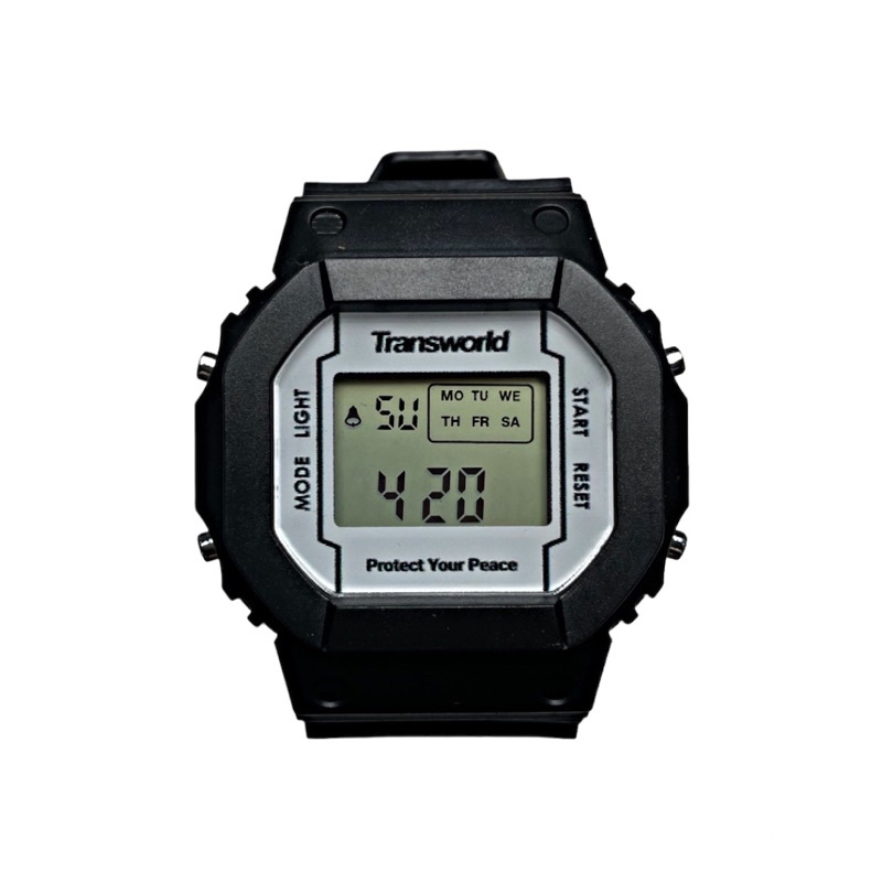 Transworld Digital Watches Peace Black | Jam Tangan Digital