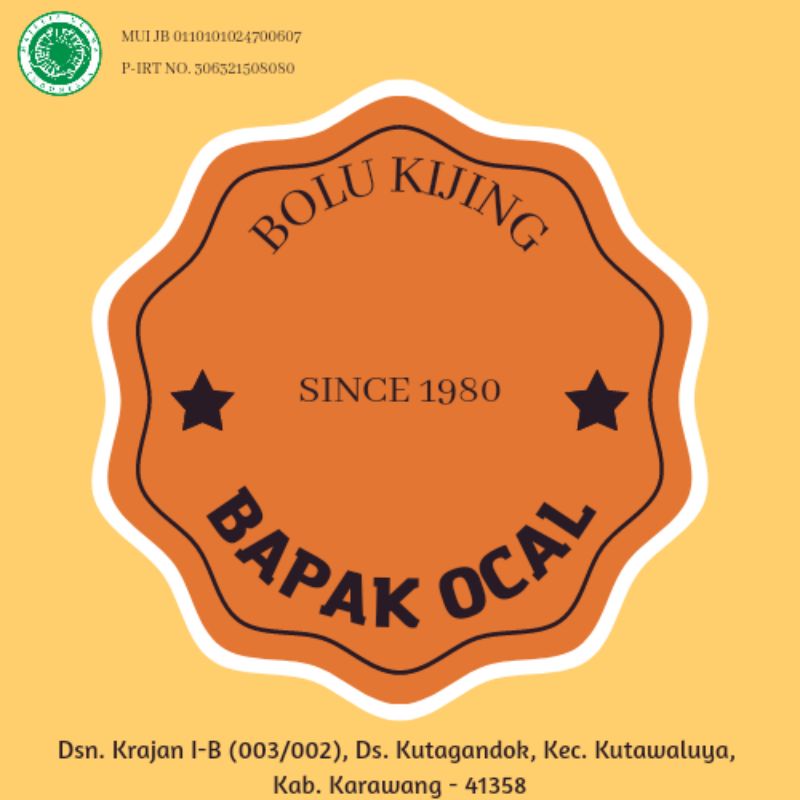 

Bolu Kijing Bapak Ocal#Khas Karawang#KBU Melati *ISI 25 BIJI*