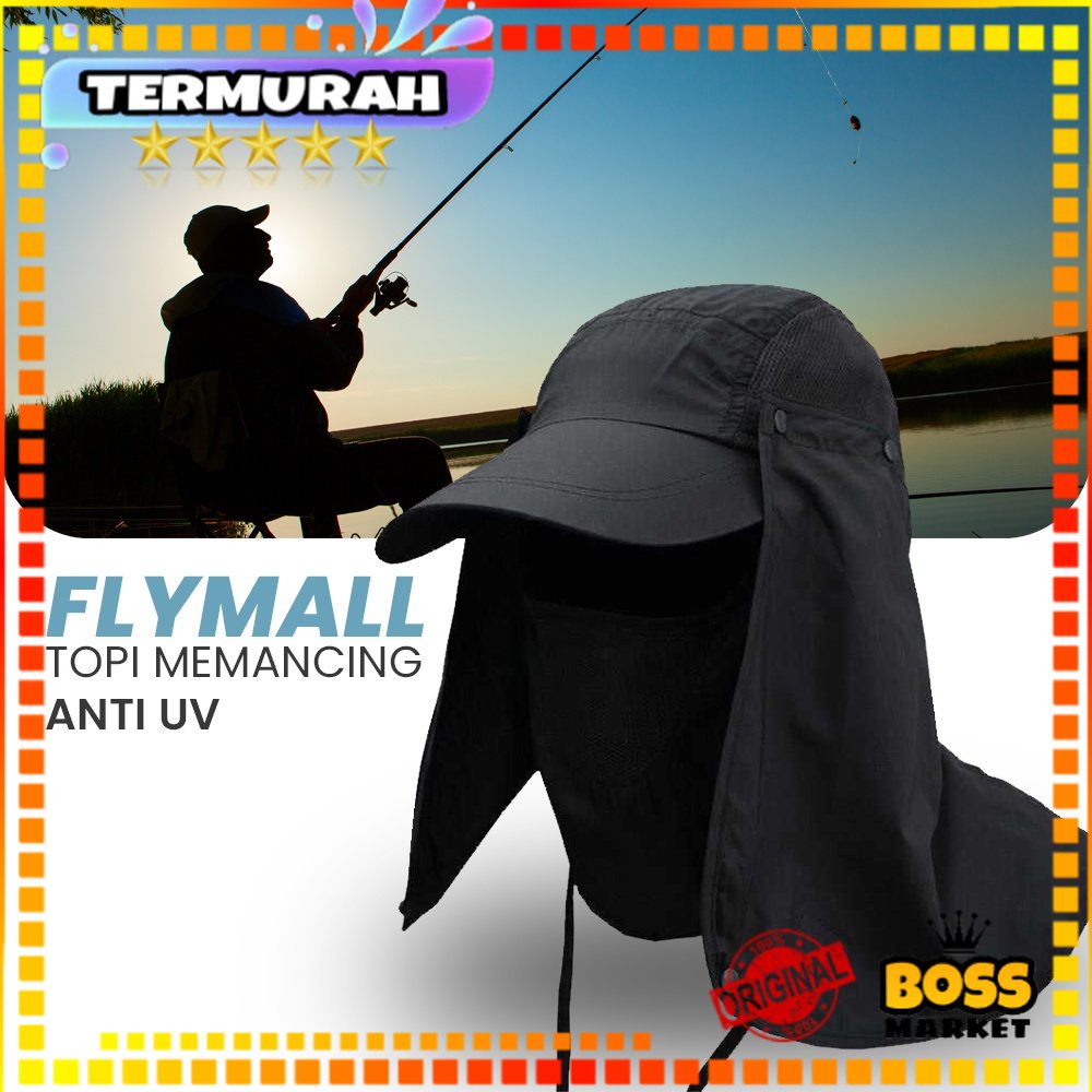 Topi Mancing / Topi Proyek / Topi Jepang / Topi Masker Jepang / Topi Jepang Anti UV Matahari Outdoor