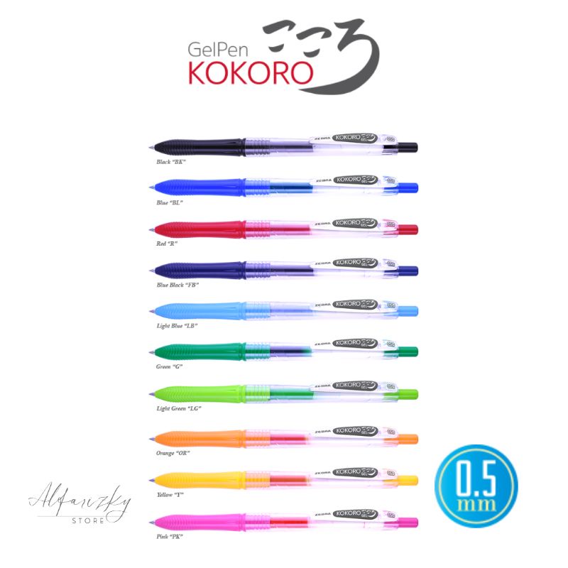 

Pulpen KOKORO 0,5 Warna dan Gel Pen Sweet Tinta Hitam