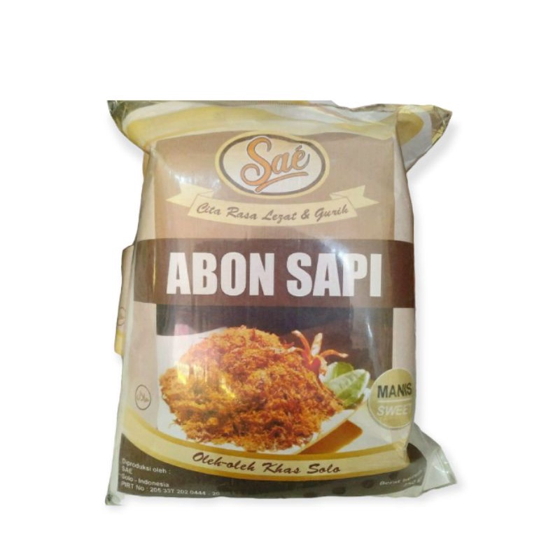 Abon dan Srundeng SAE Solo 250 Gram