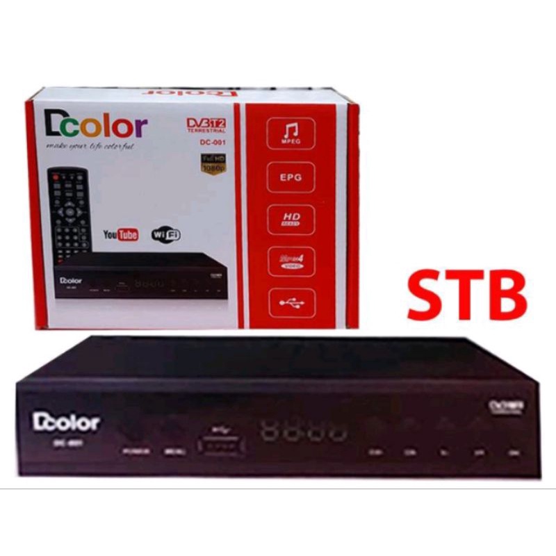 Set top bok TV digital bisa buat TV Tabung / Led