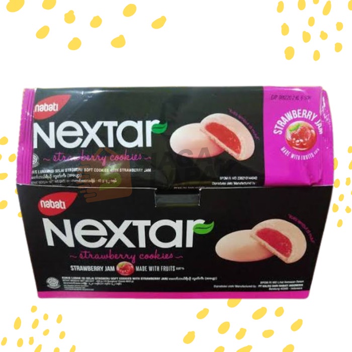 Nabati Nextar Stroberi Brownies Strawberry 34gr