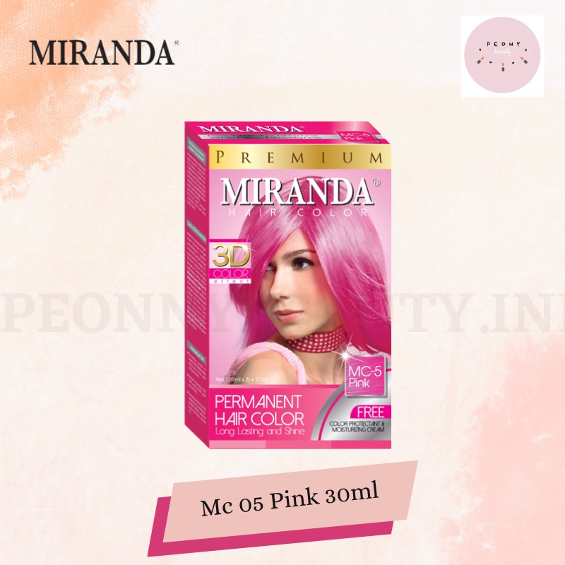 MIRANDA Hair Color MC--05 Pink 30ML | Pewarna Rambut Pink