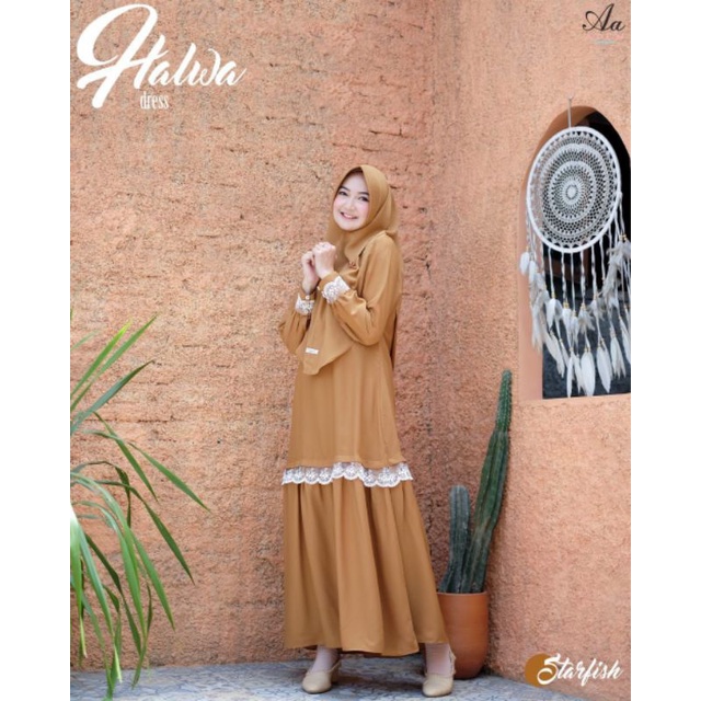 halwa gamis set by aden