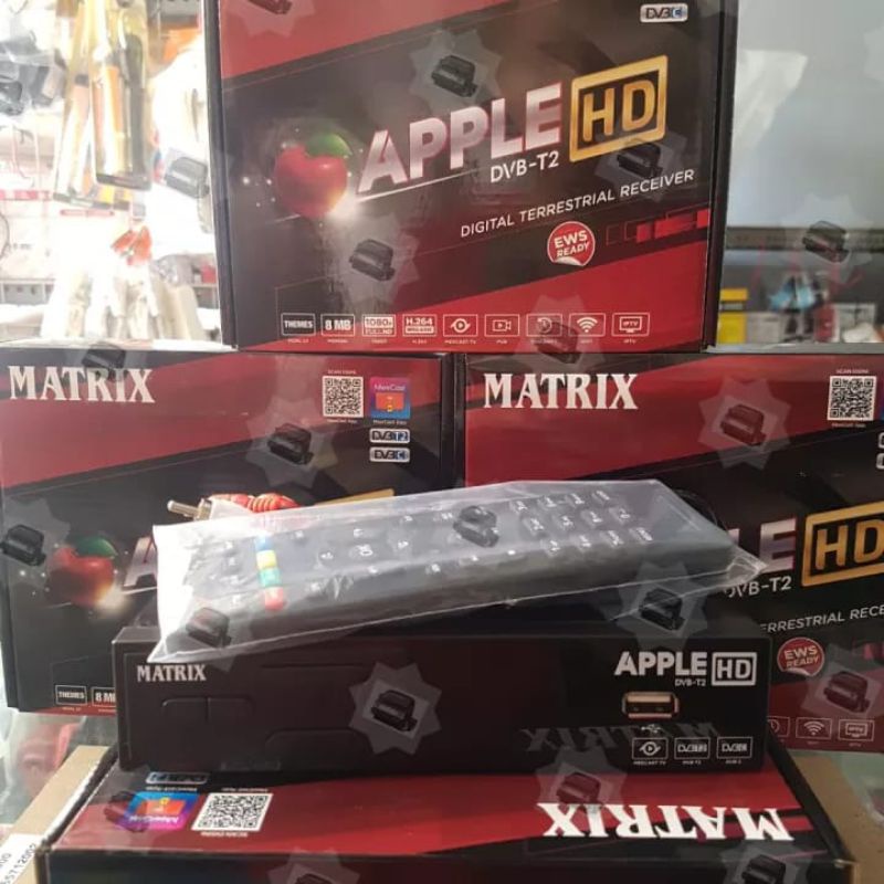 Set Top Box Tv Digital Matrix DVB T2 Apple HD EWS / set top box dvb t2 / set box tv digital / box tv