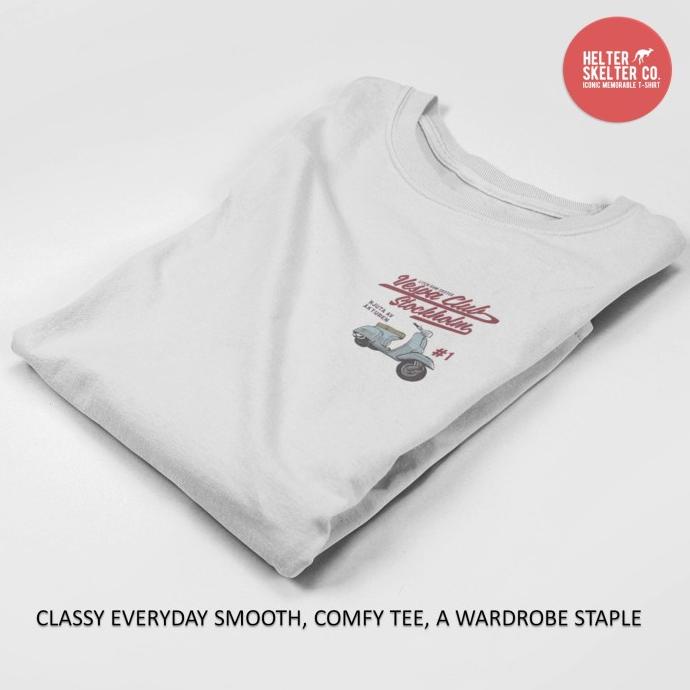 Kaos Lengan Panjang Vespa Classic Super 150 Sweden Original