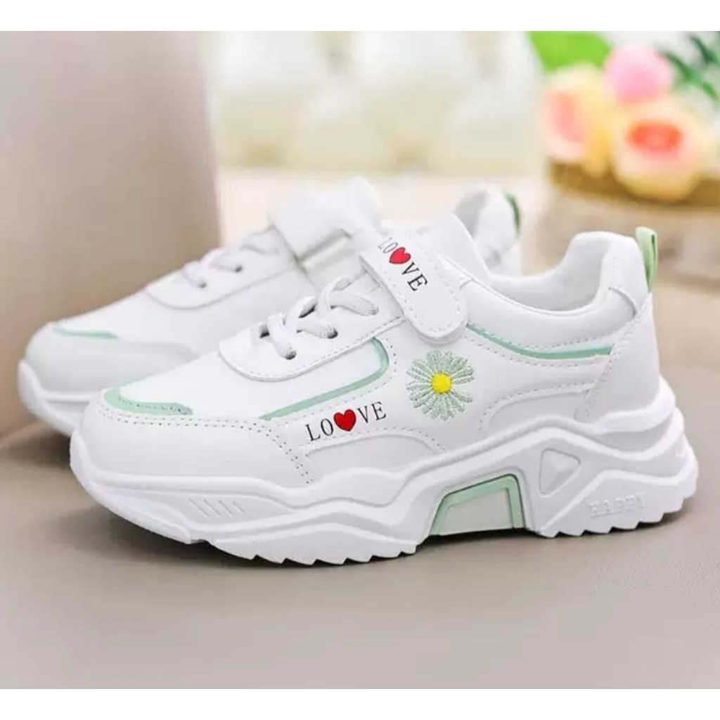 Sepatu Srs Anak Kecil Cowok Cewek Perempuan Abg Remaja Terbaru Kekinia Sneakers Fashin Anak Love B