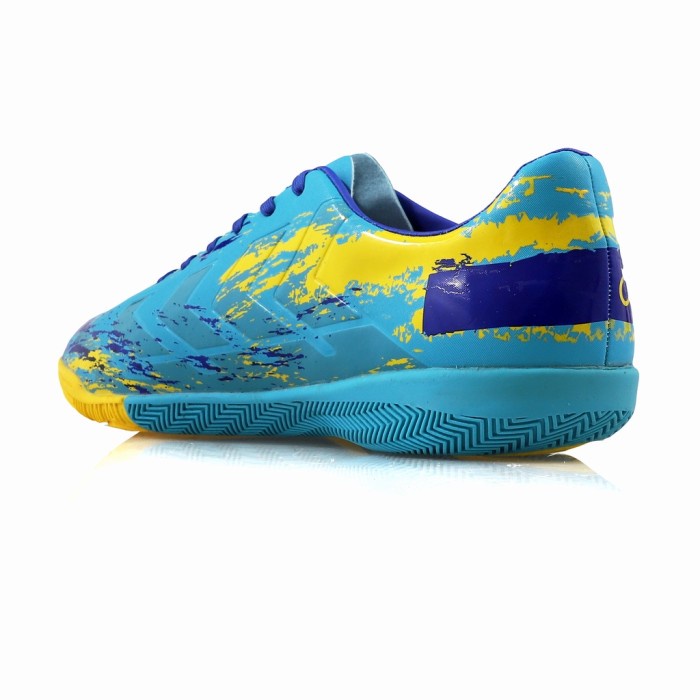 Ortuseight Sepatu Futsal Inferno In Cyan Yellow Ortus Original Bnib
