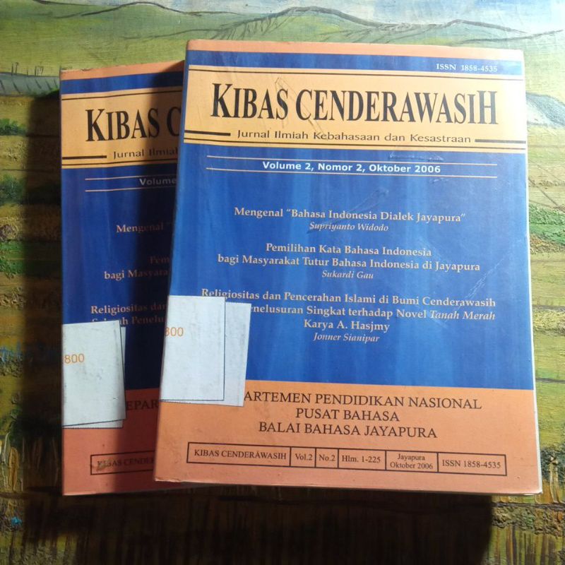 Jual Jurnal ilmiah Kebahasaan & Kesastraan, Kibas Cenderawasih vol.2 ...