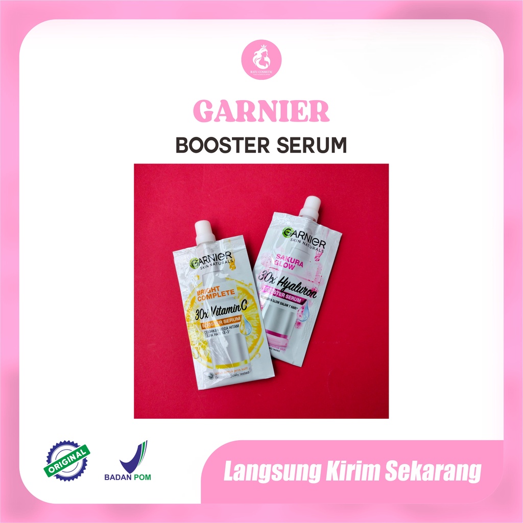 Garnier Skin Naturals Booster Serum-Bright Complete-sakura Glow-Amploue Serum