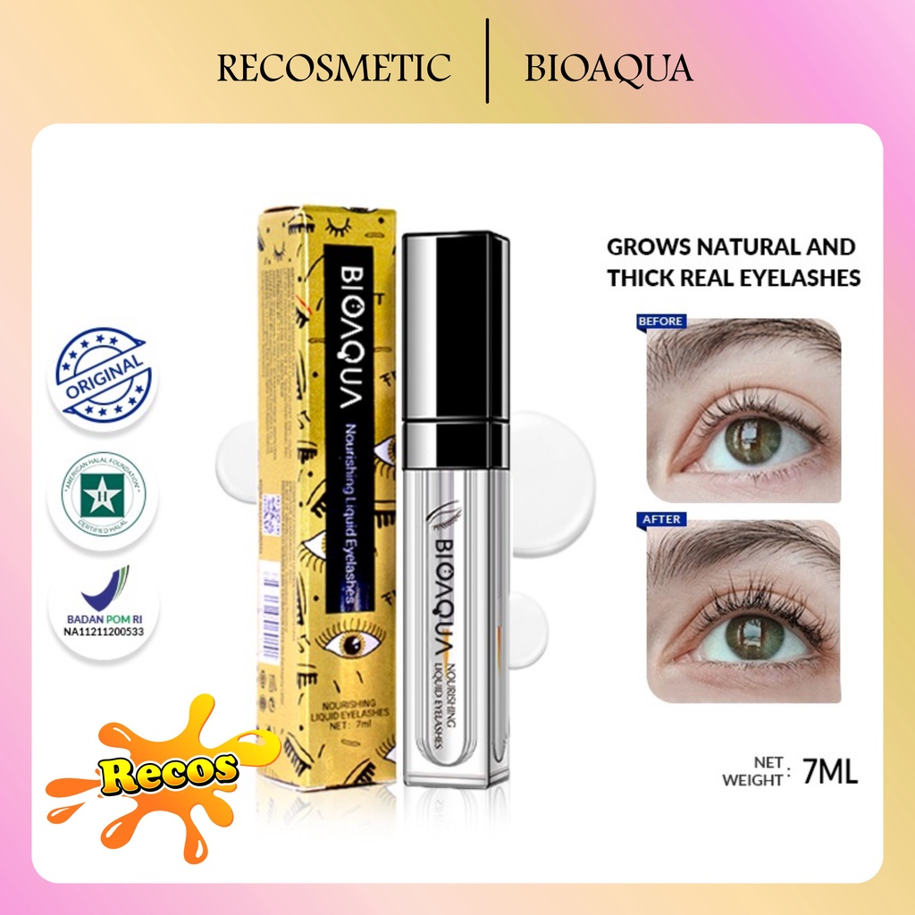 BIOAQUA Nourishing Liquid Eyelashes Serum 7ml serum alis dan bulu mata / serum bulu mata