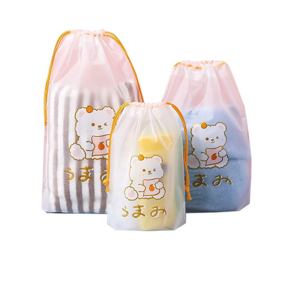 Pouch Travel Organizer Karakter Tas Sepatu Traveling Bag Import