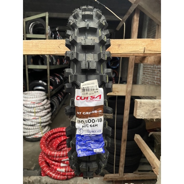 Ban Motor Trail Corsa MT Cross-R 110/100 ring 18 ban luar belakang rear motor cross trail KLX