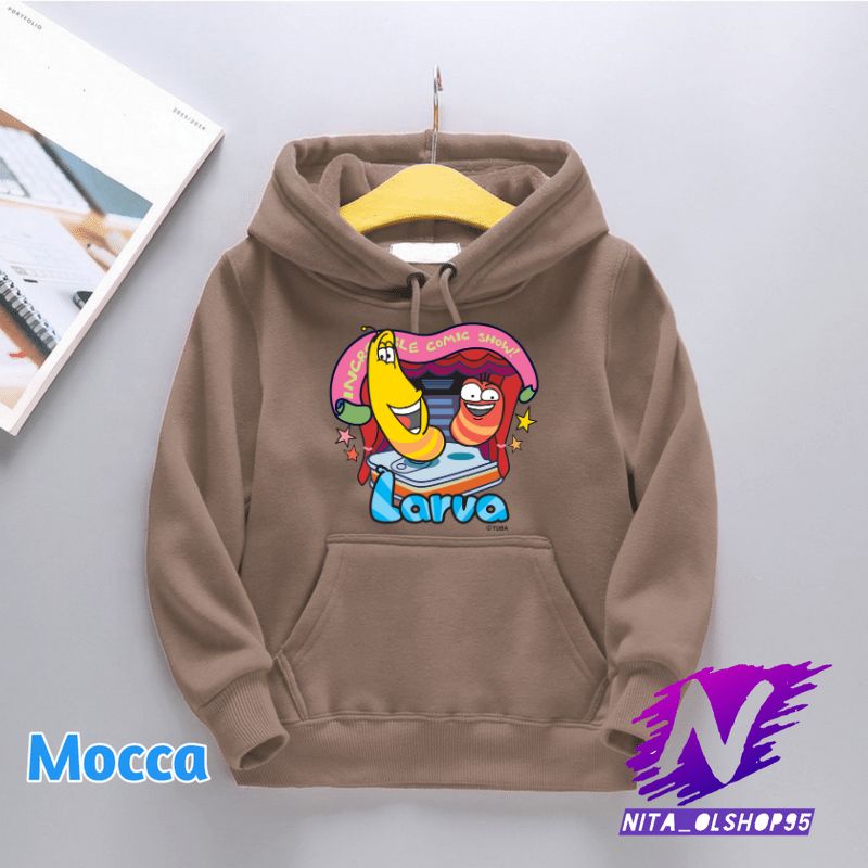 hoodie anak larva serial animasi