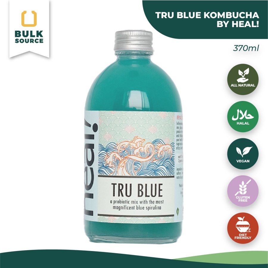 

Heal! - Tru Blue Kombucha 370ml