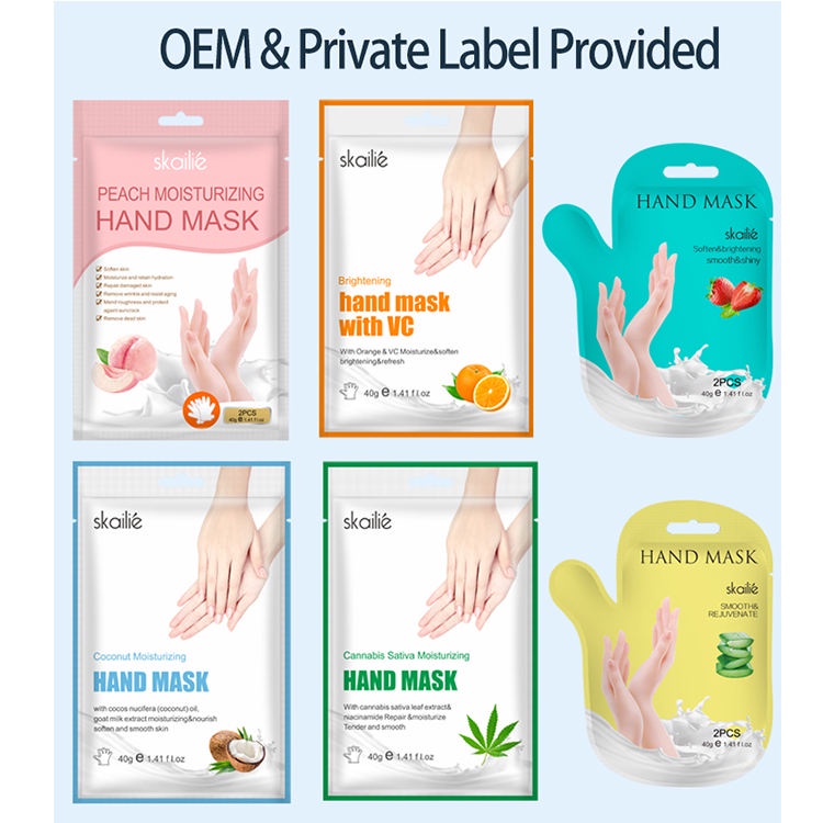SKAILIE Premium Moisturizing Hand Mask | Moisturizing |  Masker Tangan  | Premium Moisturizer, Anti-wrinkle, Whitening, Nourishing | Bisa COD - Murah