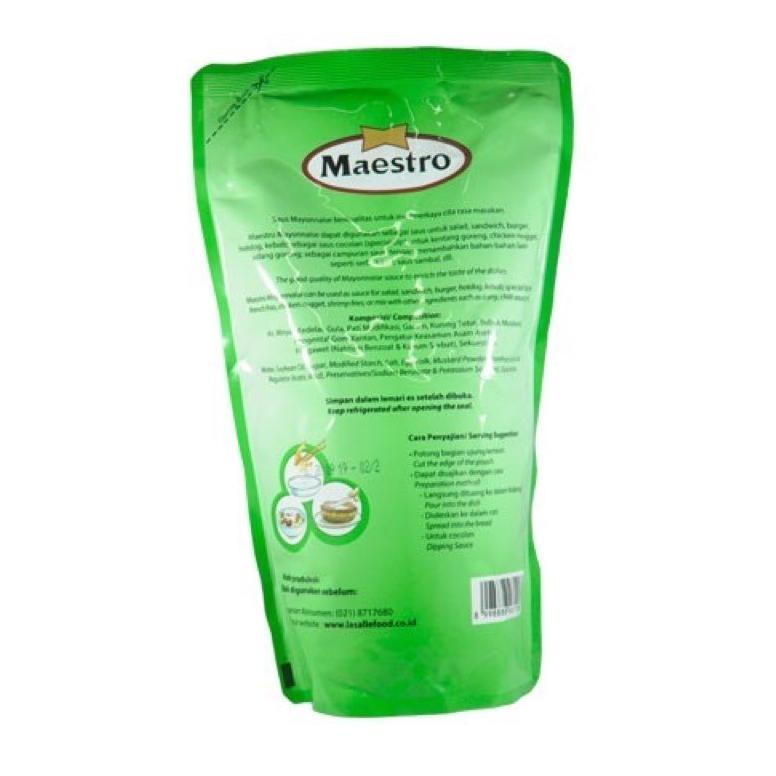 

1.1 Promo Brand TERMURAH !!!!! Maestro Mayonaise Pouch 1kg .,,.,.,