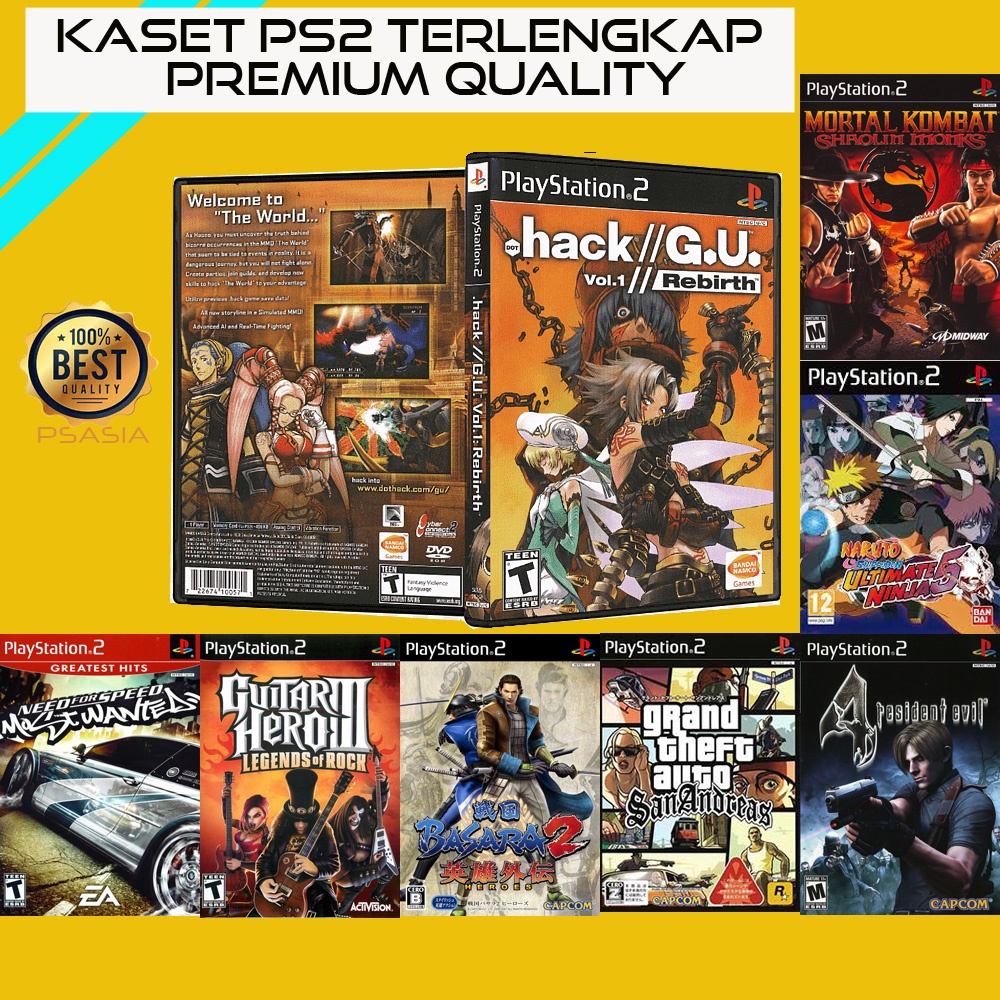 KASET PS2 TERLENGKAP BISA REQUEST DVD GAME PS 2 KASET PS 2 JUDUL PALING LENGKAP
