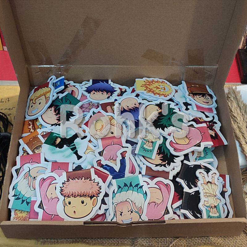 

(Magnet) Bookmark Karakter Anime Manga Chibi Acak
