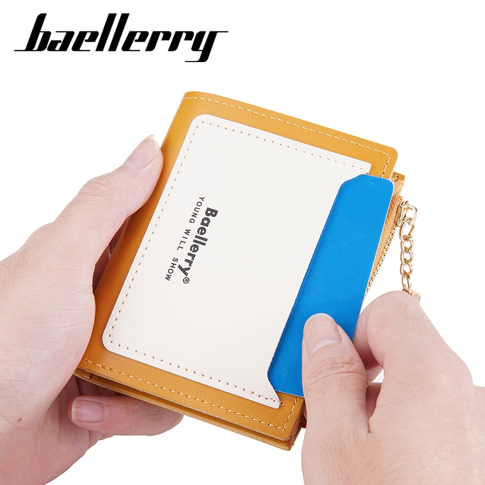 BAELLERRY N2380 Dompet Wanita Kecil Bahan Kulit PU Leather Premium WATCHKITE WKOS