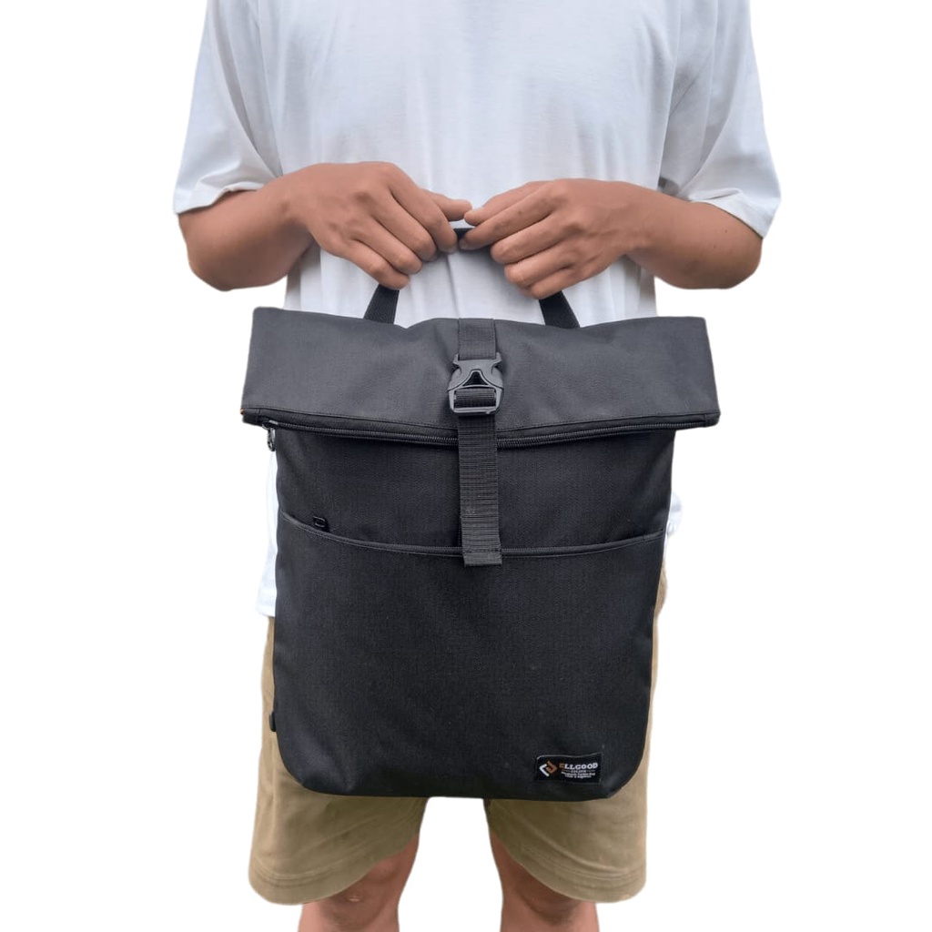 Ellgood Projeck Tas Laptop Backpack Multifungsi Pria  Wanita ballmon