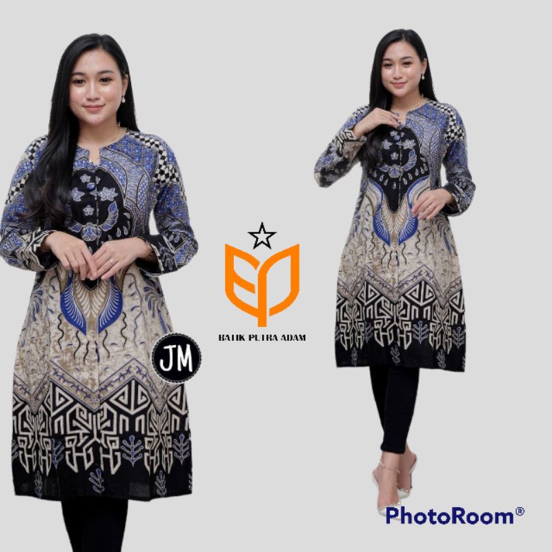 TUNIK BATIK BAJU BATIK WANITA ATASAN BATIK WANITA KANTOR