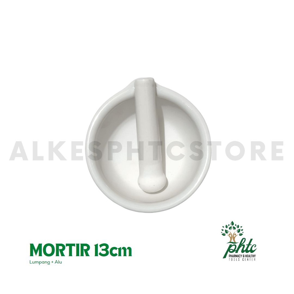 Mortir 13cm l Lumpang + Alu / Stamper Diameter 13 cm