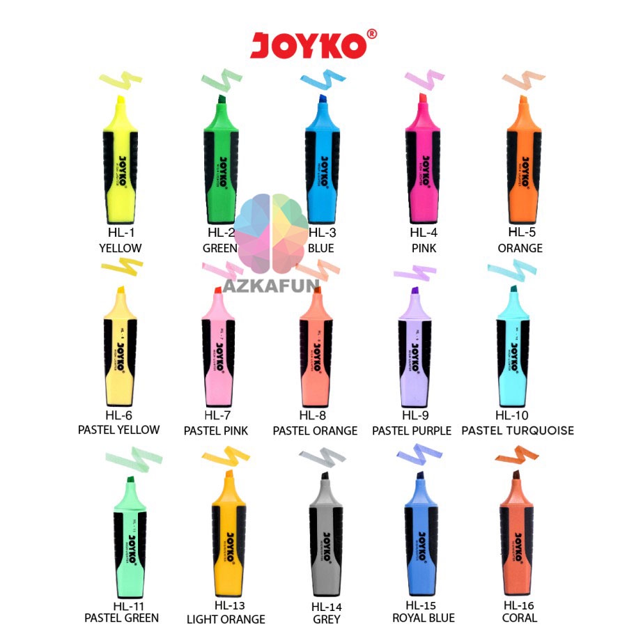 

Joyko Highlighter Penanda Berwarna - Stabilo