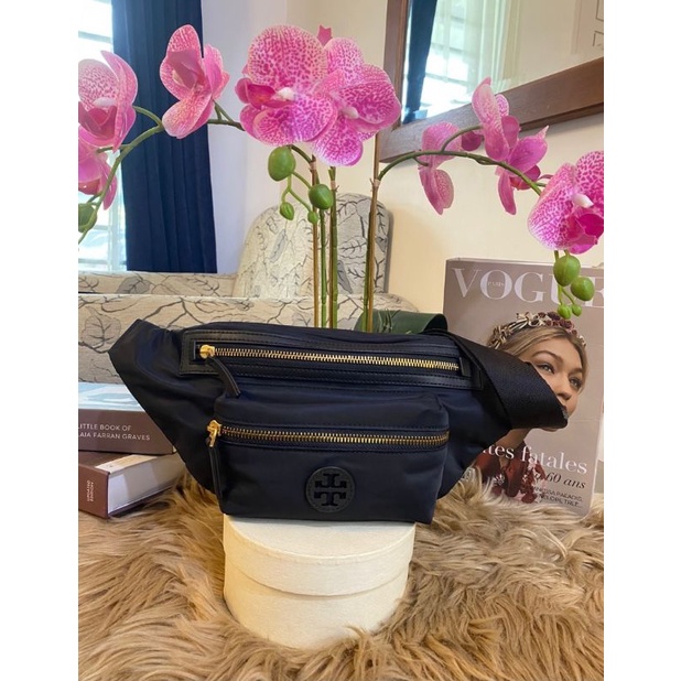 Tory Burch Nylon Belt Bag Black