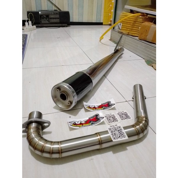 Knalpot gl pro kleper pnp cb.gl.mp.tiger cb gl spec 150-200 up Leher 35-38 stenlis