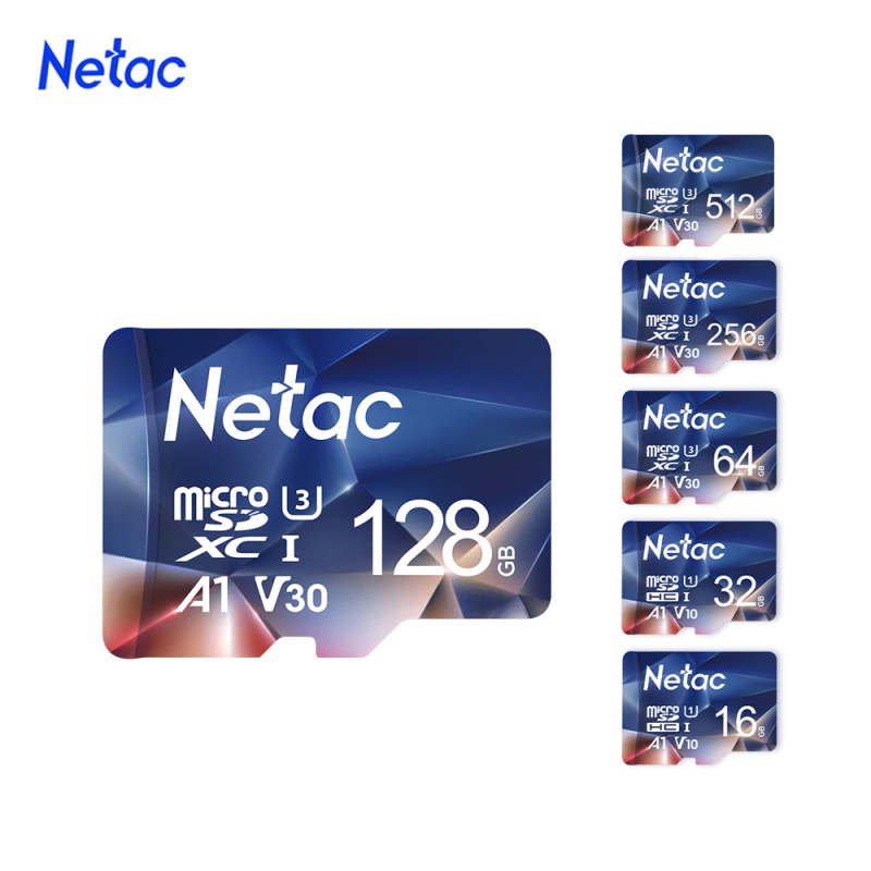 Netac A1 Micro SD Card 512GB 256GB 128GB Kartu Memori Micro TF Card HD Transfer Flash Memory Card