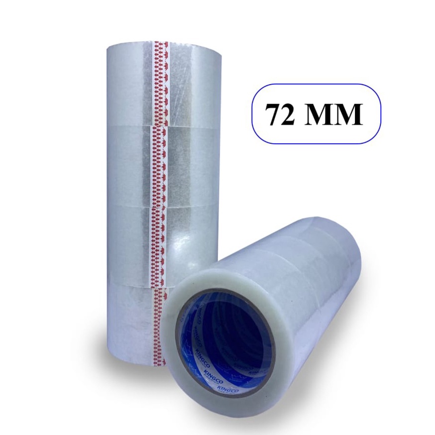 

ISOLASI LAKBAN OPP TAPE KINGCO TRANSPARAN 72 MM 45 MC 100 YARD