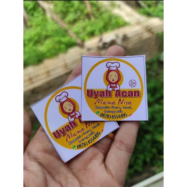 

Stiker Logo Makanan