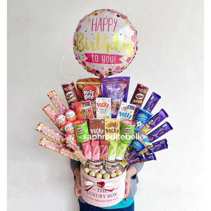 

[BEST SELLER] Parcel Mix Snack Coklat Premium Ulang Tahun / Hadiah Wisuda Anak