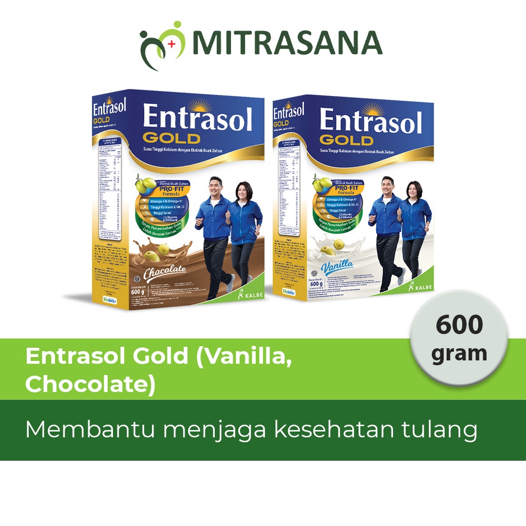 

Entrasol Gold - 580 gr - Susu Nutrisi Lansia