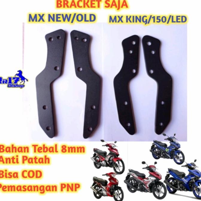 Bracket step belakang fu dan underbone pnp mx new old king 150 breket