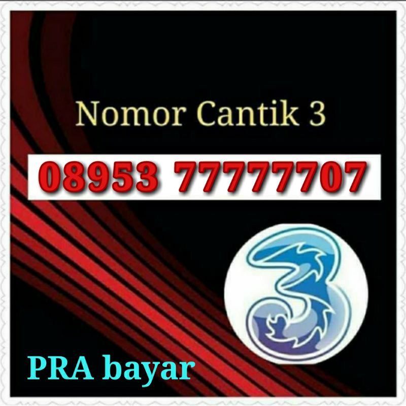 Nomor cantik 3 hoky 77777