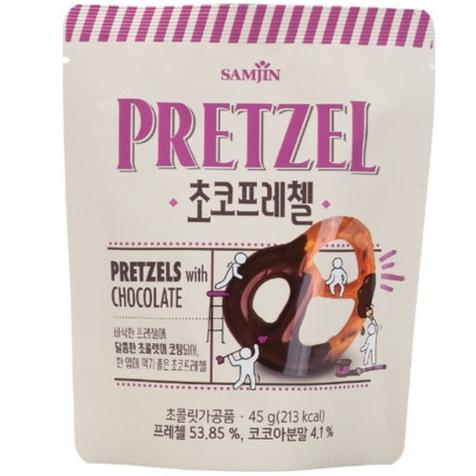 

Samjin Choco Pretzel 45g / Snack Korea