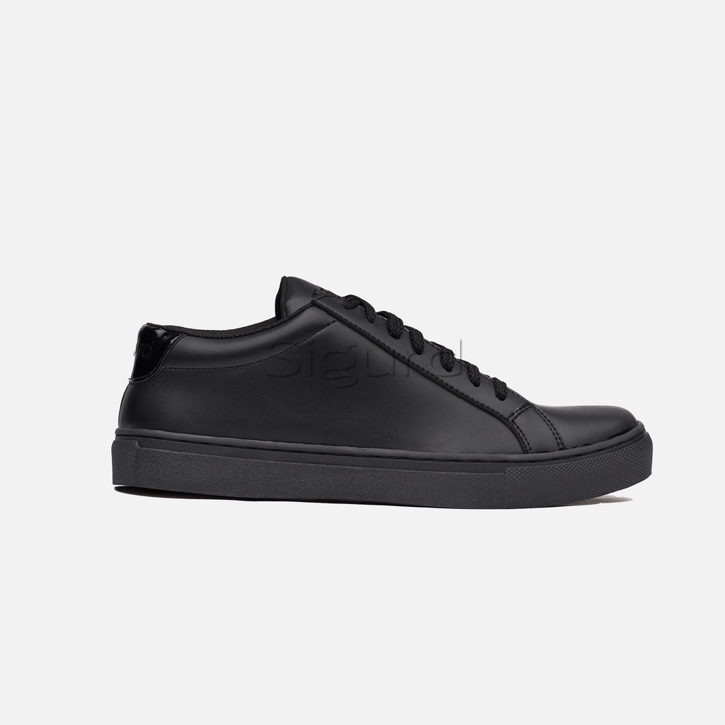 Sigurd - Asgard Sepatu Sneakers Kulit Pria Kerja Sepatu Sekolah Pria Hitam Sepatu Kuliah Pria Kantor