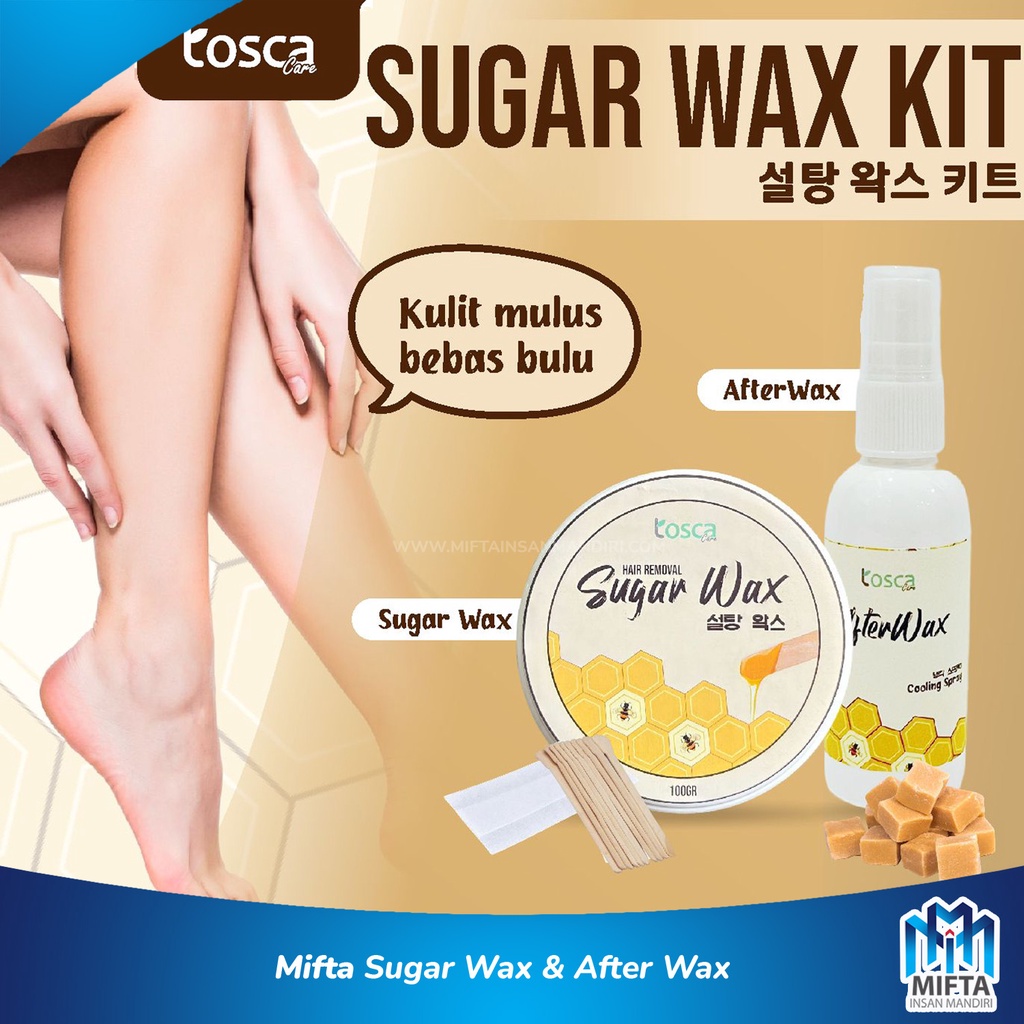 SUGAR WAXING KIT TOSCA / WAXING BULU / PENGHILANG BULU KAKI DAN KETIAK