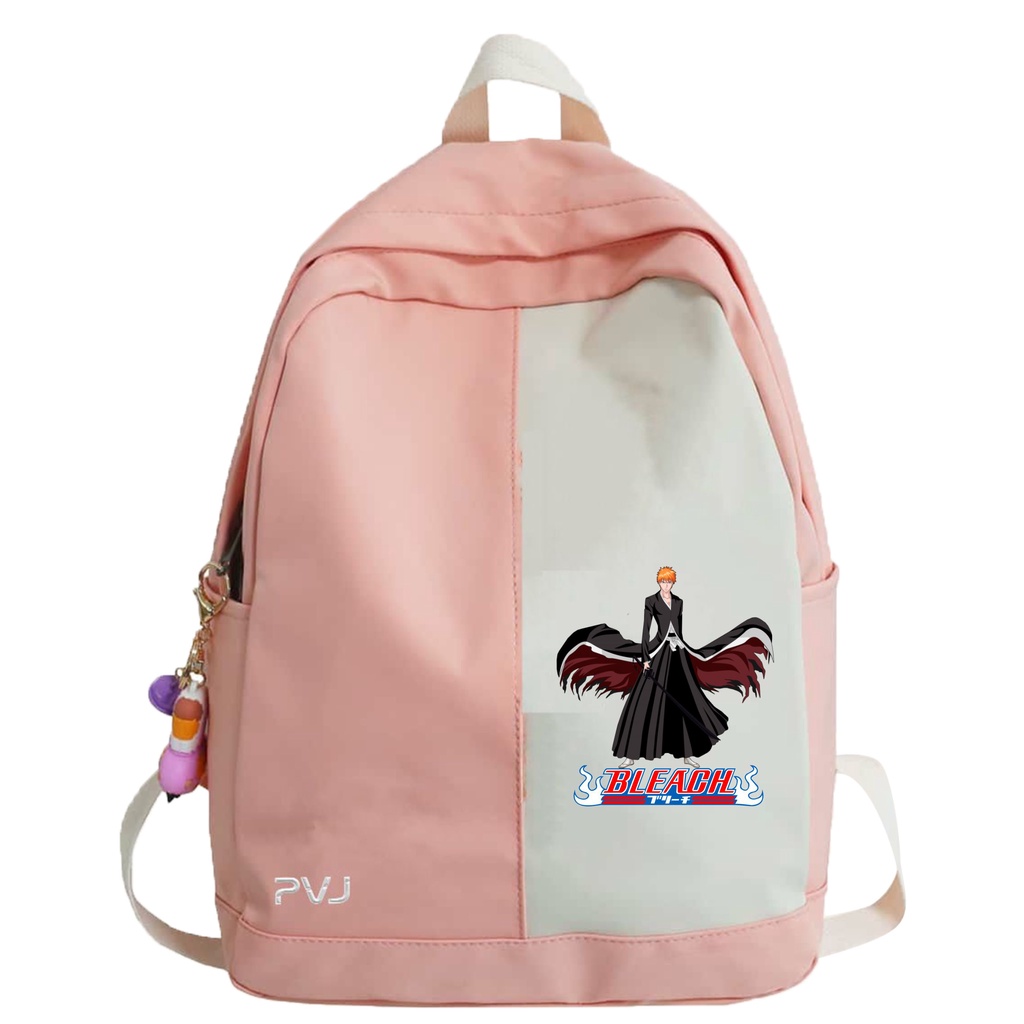 PVJ - Tas Anime Karakter Bleach Ichigo untuk sekolah SD Laki-laki dan Perempuan