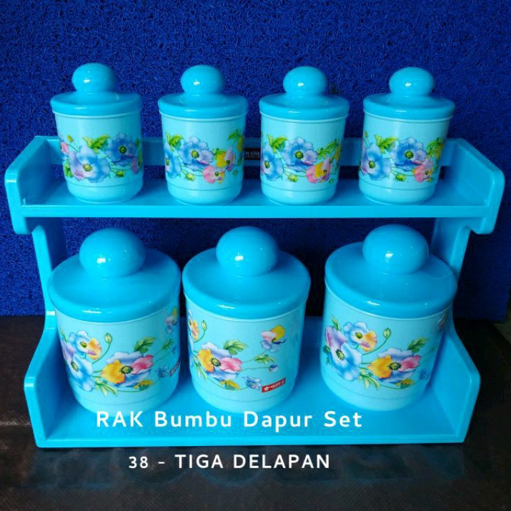 RAK TEMPAT BUMBU DAPUR SET LION STAR Family Kitchen Set