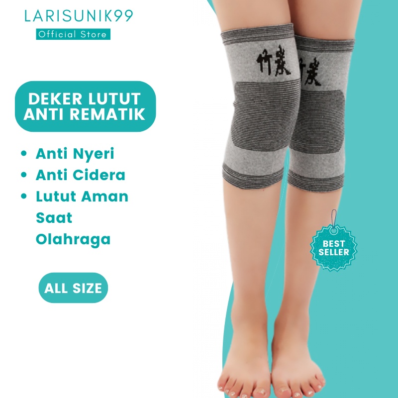 Terapi Lutut Anti Rematik Korset Kaki Lutut Perawatan Diri Deker Lutut Bahan Serat Arang Bambu