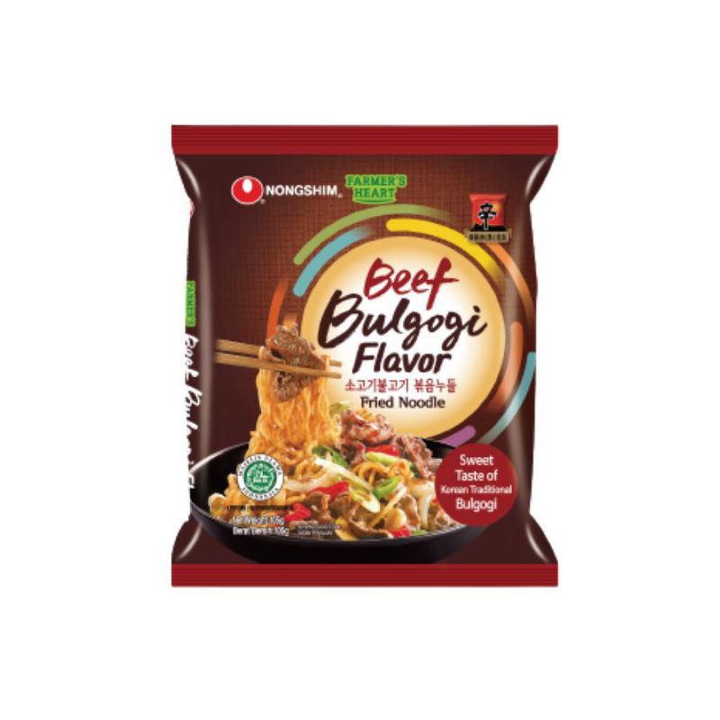 

Nongshim Fried Noodle Mi Goreng Beef Bulgogi 105gr