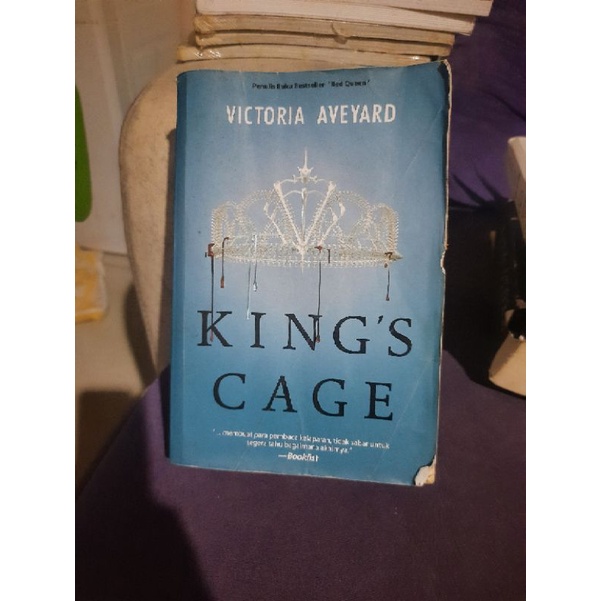 novel red queen 3 king's cage victoria aveyard preloved bahasa Indonesia