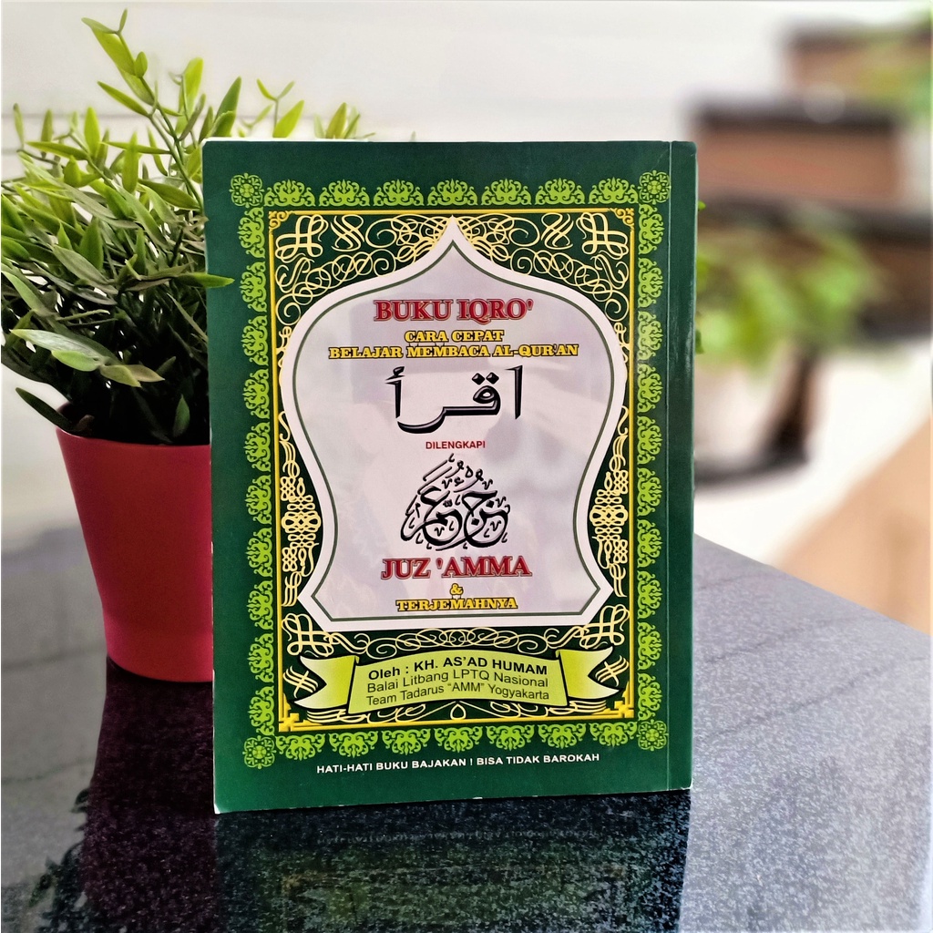 Buku IQRO Bendel Besar Plus Juz Amma dan Terjemahan