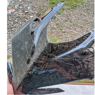 cover kedok Carbon forged untuk CBR250RR cover Kedok CBR 250RR karbon merah front Tameng CBR250RR ca